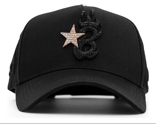 Barbas Hats “Bstar” rose gold